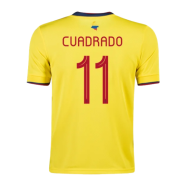 Colombia Jersey Home CUADRADO #11 Soccer Jersey 2021