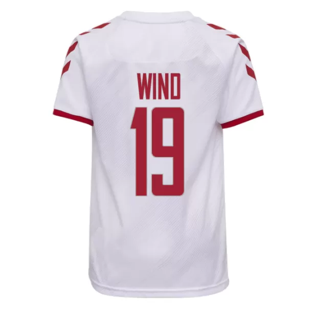 Denmark Jersey Custom WIND #19 Soccer Jersey Away 2021 - bestsoccerstore