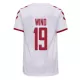 Denmark Jersey Custom WIND #19 Soccer Jersey Away 2021 - bestsoccerstore