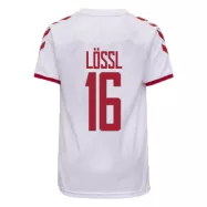 Denmark Jersey Custom Away LÖSSL #16 Soccer Jersey 2021 - bestsoccerstore