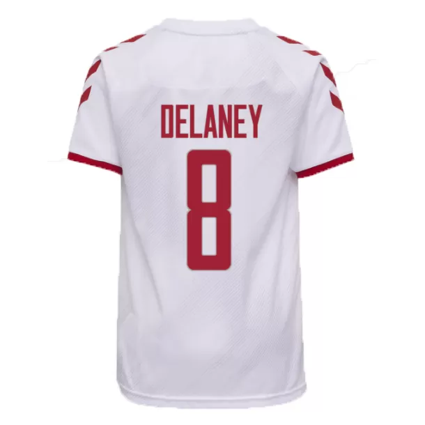 Denmark Jersey Custom DELANEY #8 Soccer Jersey Away 2021 - bestsoccerstore