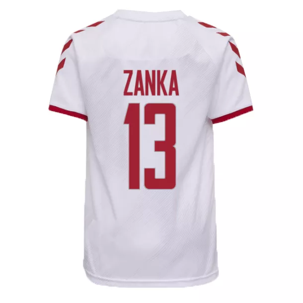 Denmark Jersey Custom ZANKA #13 Soccer Jersey Away 2021 - bestsoccerstore