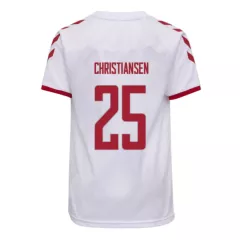 Denmark Jersey Custom Away CHRISTIANSEN #25 Soccer Jersey 2021 - bestsoccerstore