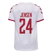 Denmark Jersey Custom Away JENSEN #24 Soccer Jersey 2021 - bestsoccerstore