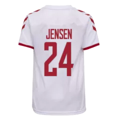 Denmark Jersey Custom Away JENSEN #24 Soccer Jersey 2021 - bestsoccerstore
