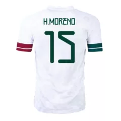 Mexico Jersey Custom Away H.MORENO #15 Soccer Jersey 2020 - bestsoccerstore