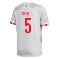 Spain Jersey Custom Away SERGIO #5 Soccer Jersey 2020 - bestsoccerstore
