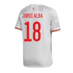 Spain Jersey Custom Away JORDI ALBA #18 Soccer Jersey 2020 - bestsoccerstore