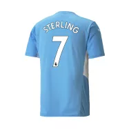 Manchester City Jersey Custom Home STERLING #7 Soccer Jersey 2021/22 - bestsoccerstore