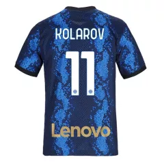 Inter Milan Jersey Custom Home KOLAROV #11 Soccer Jersey 2021/22 - bestsoccerstore