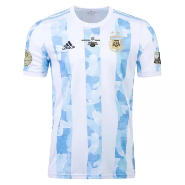 Argentina Jersey Custom Soccer Jersey Home 2021 Copa America 2021 Final Version - bestsoccerstore
