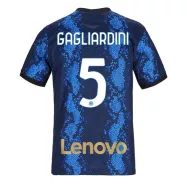 Inter Milan Jersey Custom Home GAGLIARDINI #5 Soccer Jersey 2021/22 - bestsoccerstore