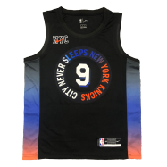 New York Knicks RJ Barrett #9 Nike Black 2020/21 Swingman NBA Jersey - City Edition