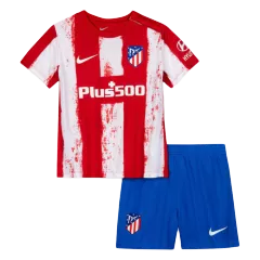 Atletico Madrid Jersey Home Kids Soccer Jersey 2021/22 - bestsoccerstore