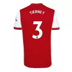 Arsenal Jersey Custom Home TIERNEY #3 Soccer Jersey 2021/22 - bestsoccerstore