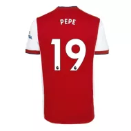 Arsenal Jersey Custom Home PEPE #19 Soccer Jersey 2021/22 - bestsoccerstore