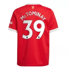 Manchester United Jersey Custom Home McTOMINAY #39 Soccer Jersey 2021/22 - bestsoccerstore