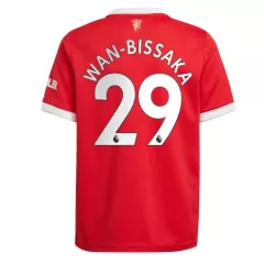 Manchester United Jersey Custom Home WAN-BISSAKA #29 Soccer Jersey 2021/22 - bestsoccerstore