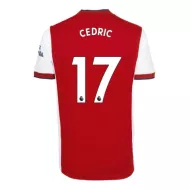 Arsenal Jersey Custom Home CEDRIC #17 Soccer Jersey 2021/22 - bestsoccerstore