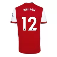 Arsenal Jersey Custom Home WILLIAN #12 Soccer Jersey 2021/22 - bestsoccerstore