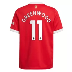 Manchester United Jersey Custom Home GREENWOOD #11 Soccer Jersey 2021/22 - bestsoccerstore