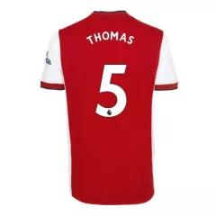 Arsenal Jersey Custom Home THOMAS #5 Soccer Jersey 2021/22 - bestsoccerstore
