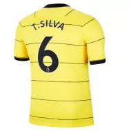 Chelsea Jersey T.SILVA #6 Custom Away Soccer Jersey 2021/22 - bestsoccerstore