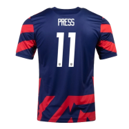 USA Jersey Custom Away PRESS #11 Soccer Jersey 2021/22