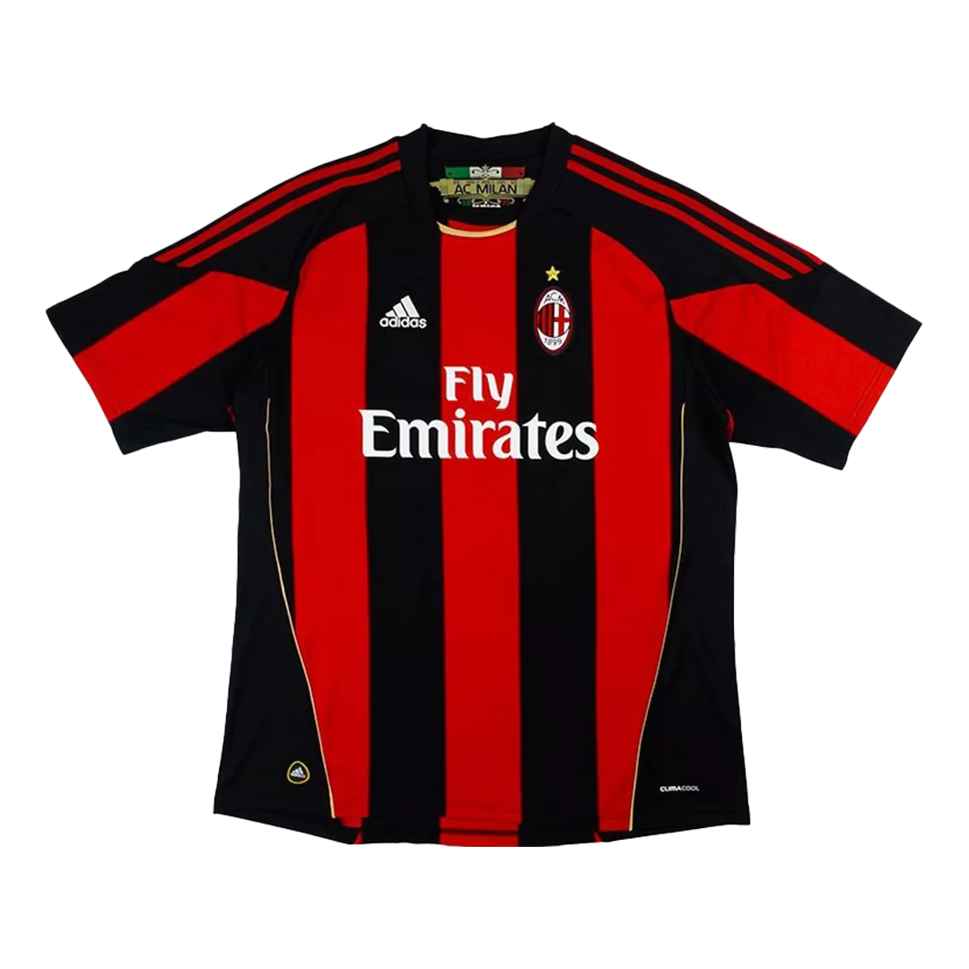 AC Milan Jersey Custom Home Soccer Jersey 2010/11 - bestsoccerstore