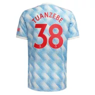 Manchester United Jersey Custom Away TUANZEBE #38 Soccer Jersey 2021/22 - bestsoccerstore