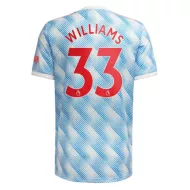 Manchester United Jersey Custom Away WILLIAMS #33 Soccer Jersey 2021/22 - bestsoccerstore