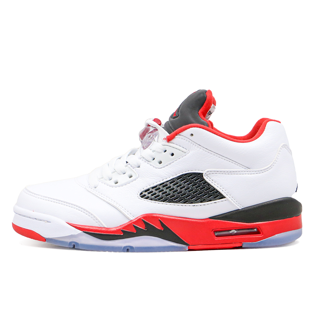 jordan 5 low fire red