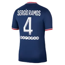 PSG Jersey Custom Home SERGIO RAMOS #4 Soccer Jersey 2021/22 - bestsoccerstore
