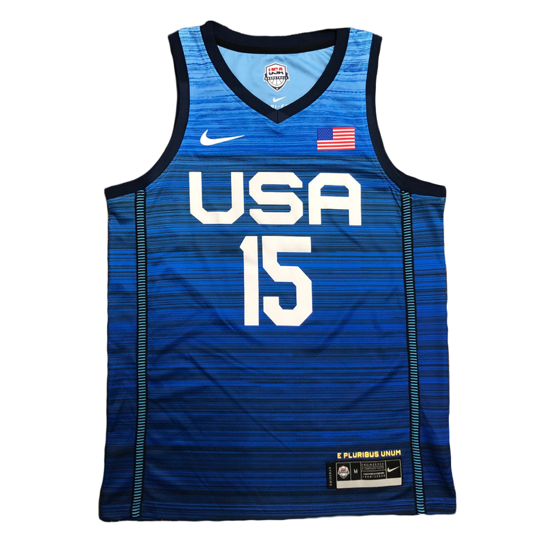 U S Men S Basketball Team Jersey Devin Booker 15 Olympic Games Jersey 21