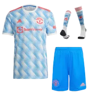Manchester United Jersey Custom Away Soccer Jersey 2021/22 - bestsoccerstore