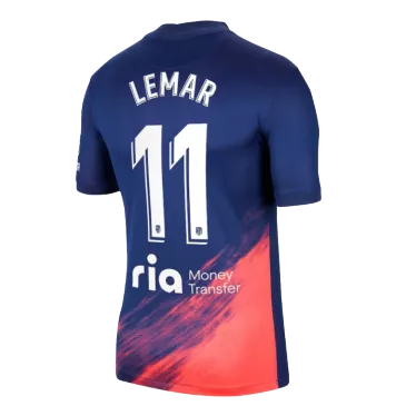 Atletico Madrid Jersey Custom Away LEMAR #11 Soccer Jersey 2021/22