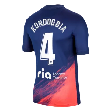 Atletico Madrid Jersey Custom Away KONDOGBIA #4 Soccer Jersey 2021/22