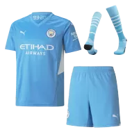 Manchester City Jersey Custom Home Soccer Jersey 2021/22 - bestsoccerstore