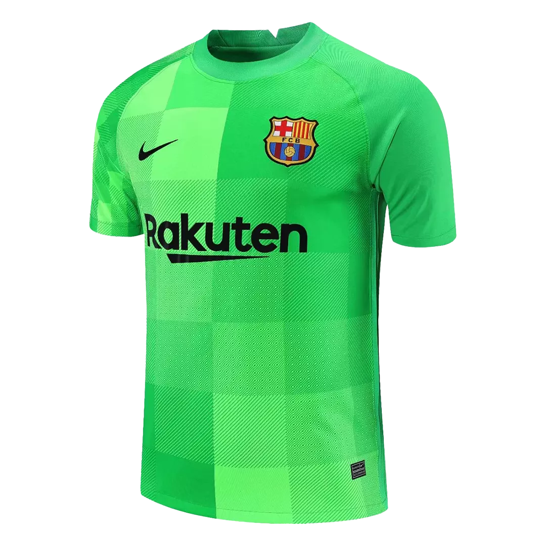 Barcelona Jersey Custom Goalkeeper Soccer Jersey 2021/22 - bestsoccerstore