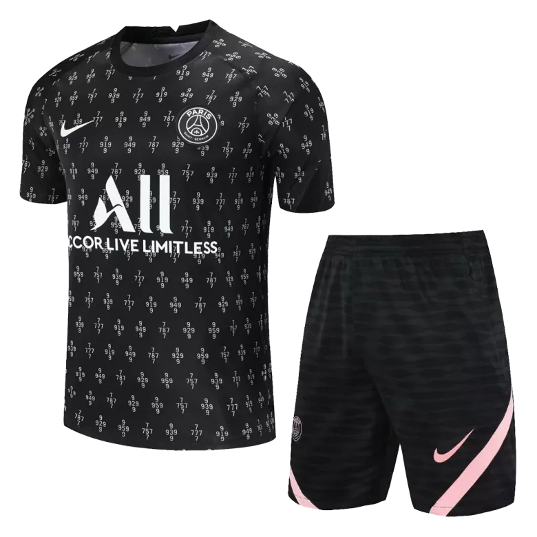 PSG Soccer Jersey Training Black Replica 2021/22