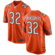 Chicago Bears Bears MONTGOMERY #32 Nike Orange Player Game Jersey