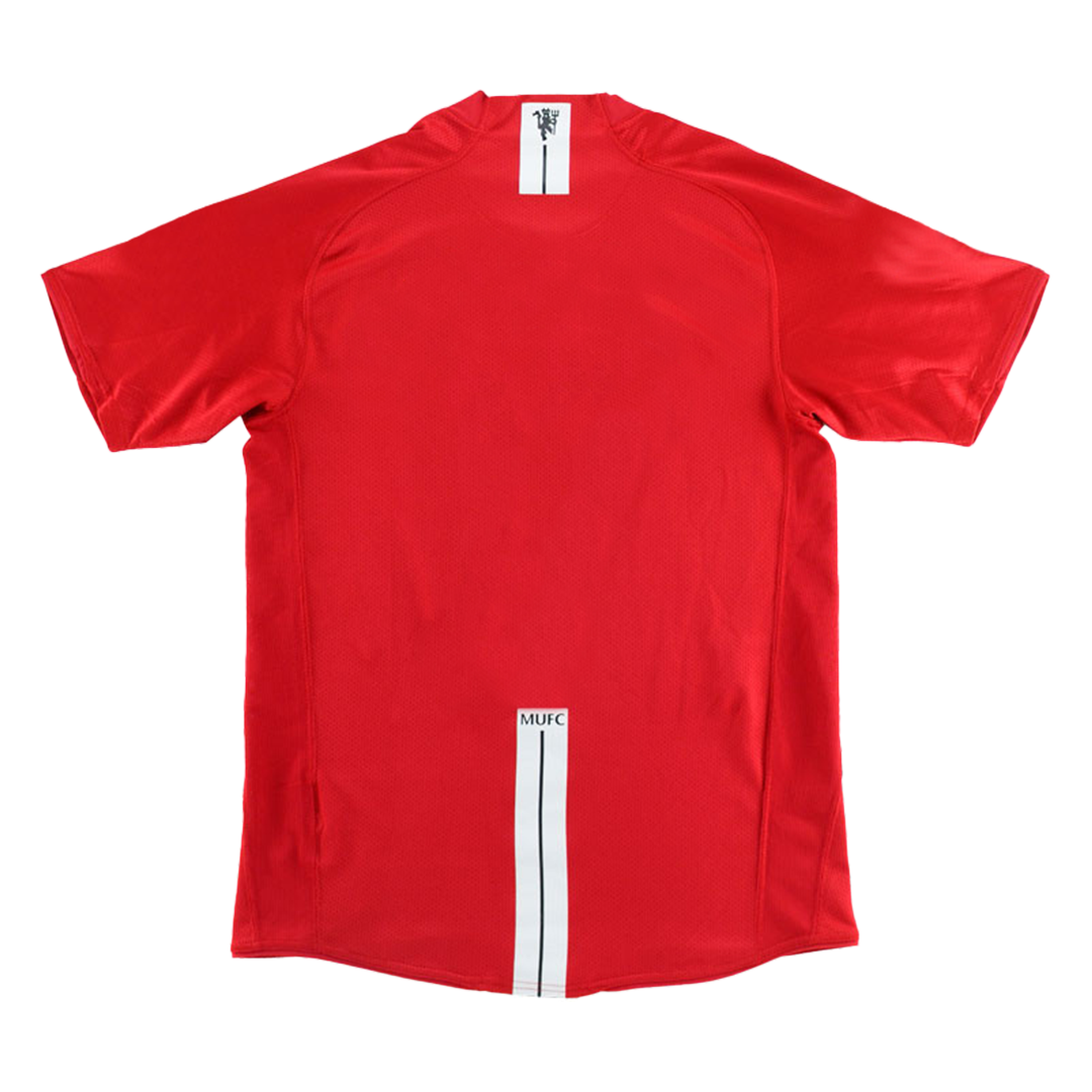 Manchester United Jersey Custom Home Soccer Jersey 2007/08