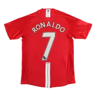 Manchester United Jersey RONALDO #7 Home Soccer Jersey 2007/08 - bestsoccerstore