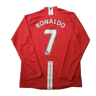 Manchester United Jersey RONALDO #7 Custom Home Soccer Jersey 2007/08 - bestsoccerstore