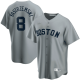 Men's Boston Red Sox Carl Yastrzemski #8 Road Cooperstown Collection MLB Jersey