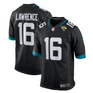 Jacksonville Jaguars Trevor Lawrence #16 Nike Black Player Game Jersey