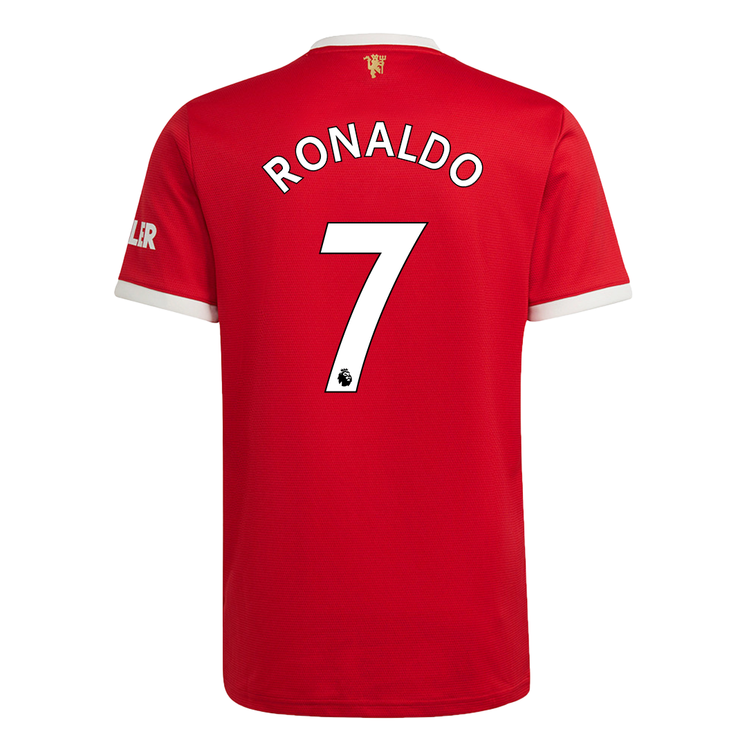 Manchester United Jersey Custom Home RONALDO #7 Soccer Jersey 2021/22