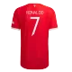 Manchester United Jersey RONALDO #7 Custom Home Soccer Jersey 2021/22 - UCL Edition