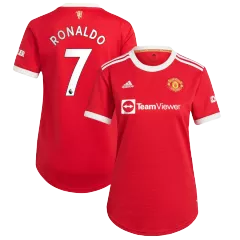 Manchester United Jersey Custom Home RONALDO #7 Soccer Jersey 2021/22 - bestsoccerstore