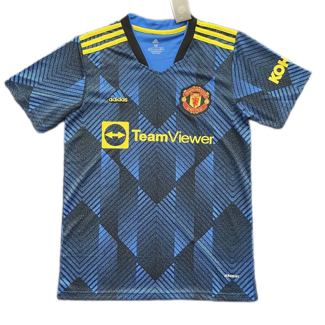 Manchester United Jersey Custom RONALDO #7 Soccer Jersey Away 2021/22